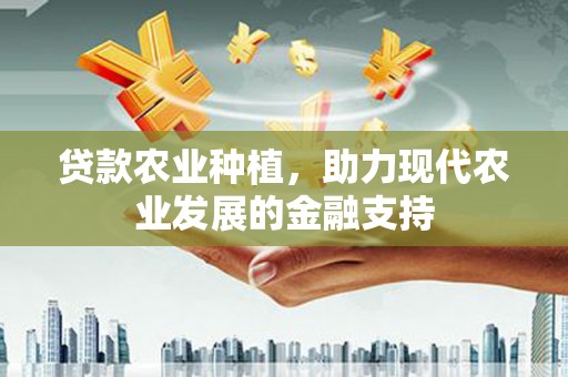 蔡甸贷款农业种植，助力现代农业发展的金融支持