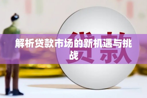 蔡甸解析贷款市场的新机遇与挑战